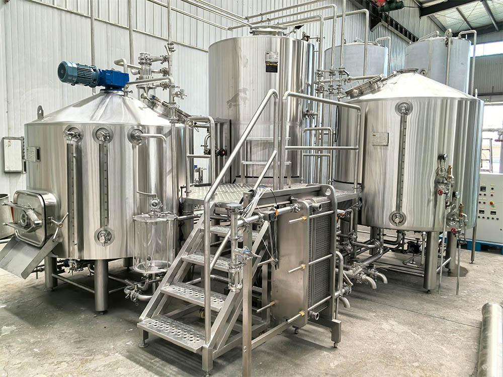 1200L steam two vessel brewhouse special designed for Uruguay customer